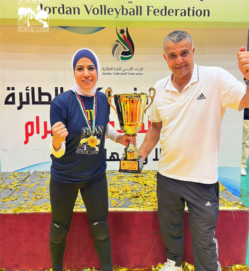 De La Salle - Finan the 2023 Jordanian Female Volleyball Championship 3
