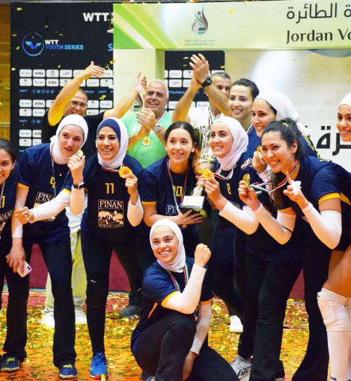 De La Salle - Finan the 2023 Jordanian Female Volleyball Championship