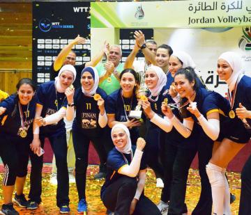 De La Salle - Finan the 2023 Jordanian Female Volleyball Championship